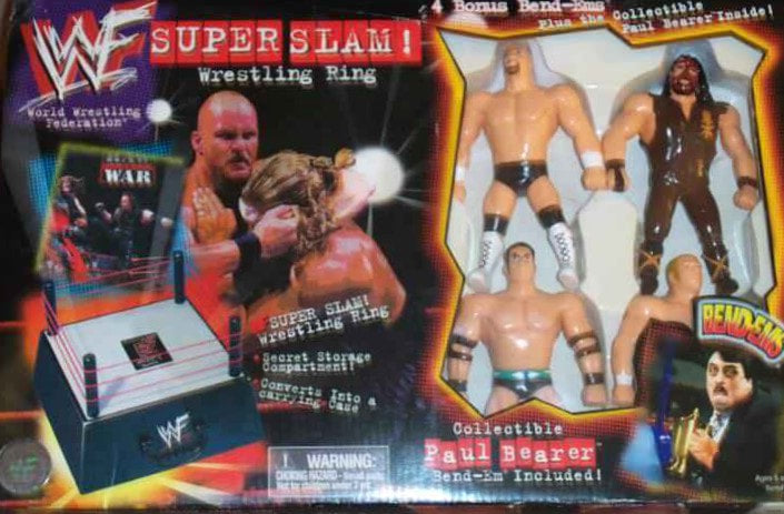 WWF wwe wrestling Stone Cold Steve Austin action figure Bendems 1999 