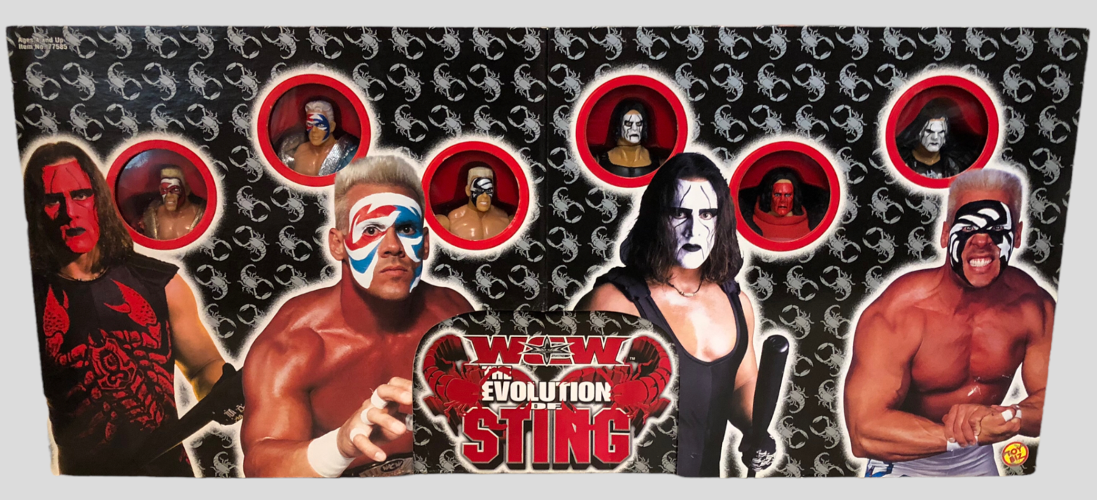 2001 WCW Toy Biz Evolution of Sting – Wrestling Figure Database