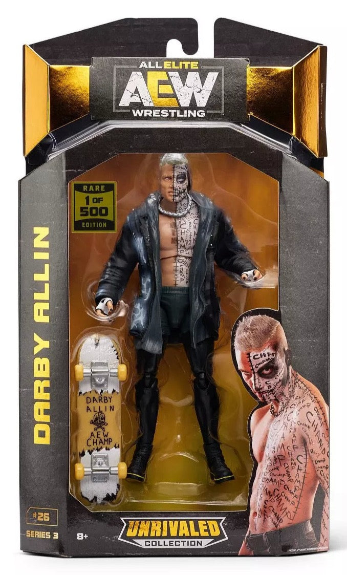 Details about   JAZWARES AEW UNRIVALED SERIES 3 DARBY ALLIN ACTION FIGURE 