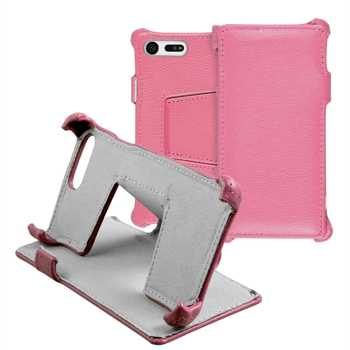 Blanco Norm Zelden Echt-Lederhülle für Sony Xperia X Compact Leder-Case rosa + – PhoneNatic  Shop