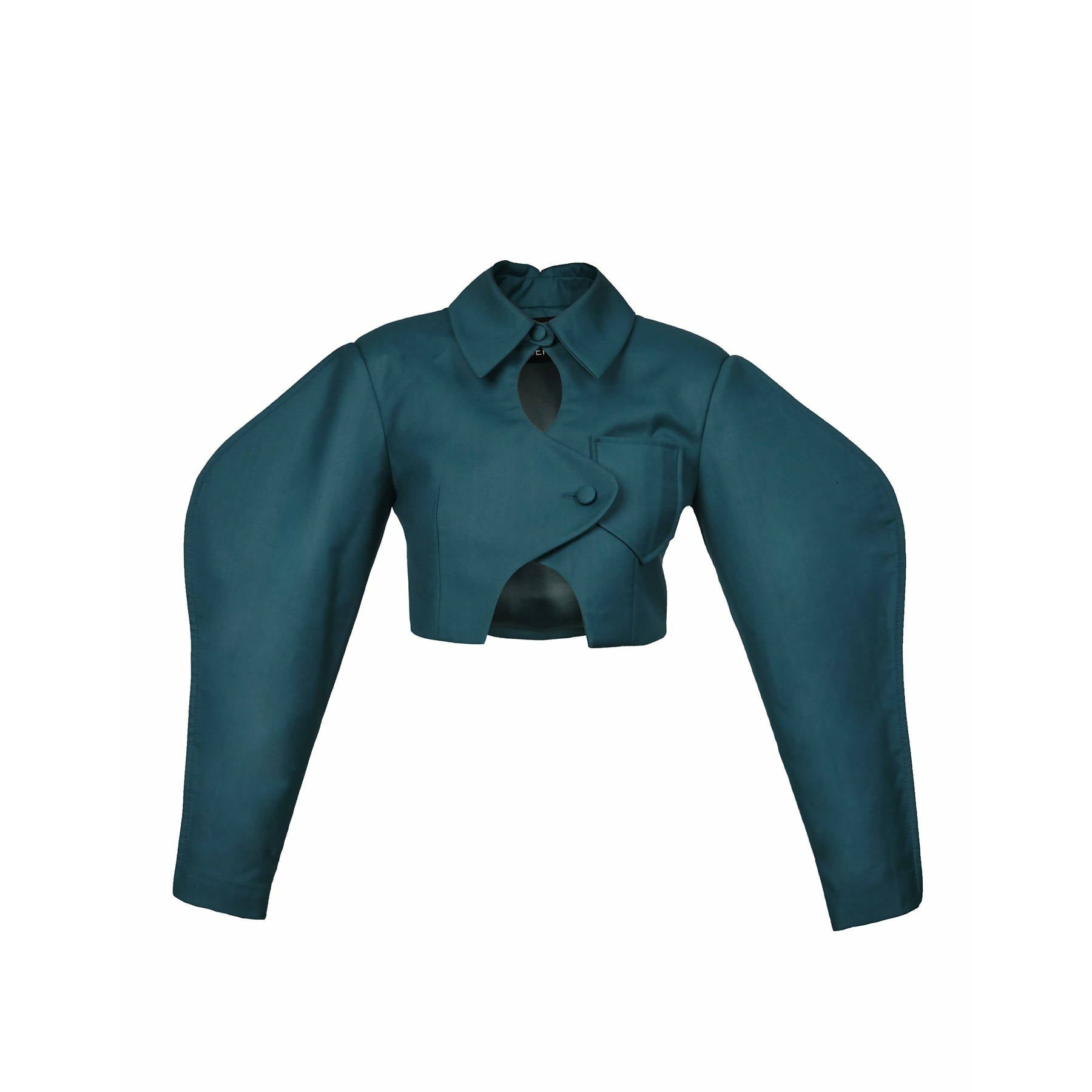 cropped jacket suit