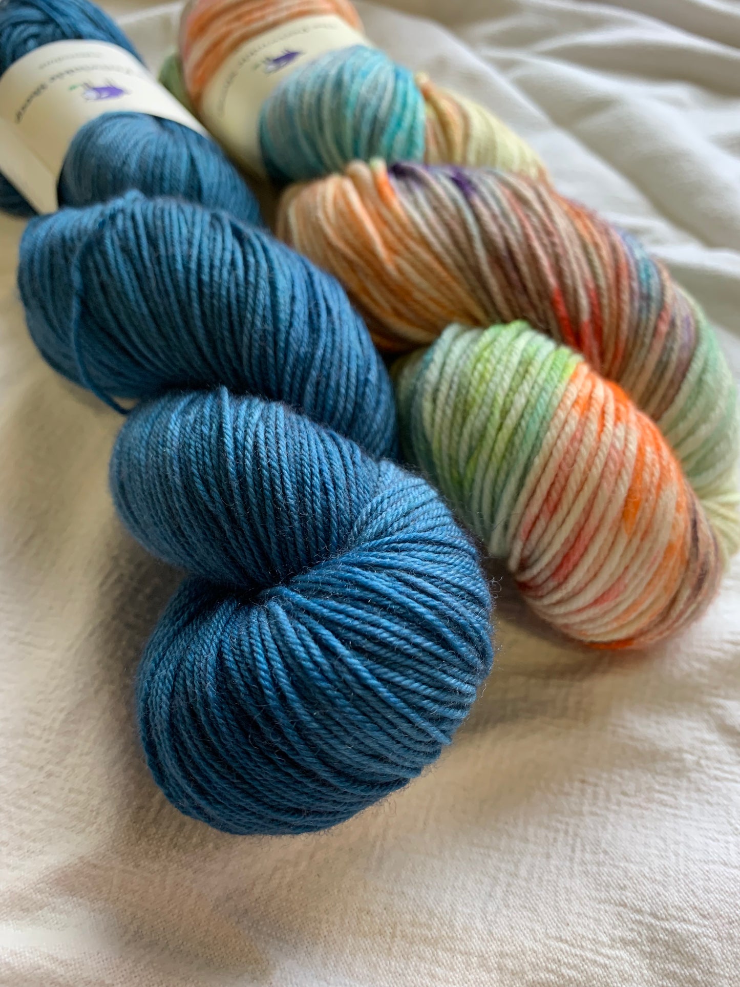 Skein set - merino dk in allsorts; watercolors in between the hours