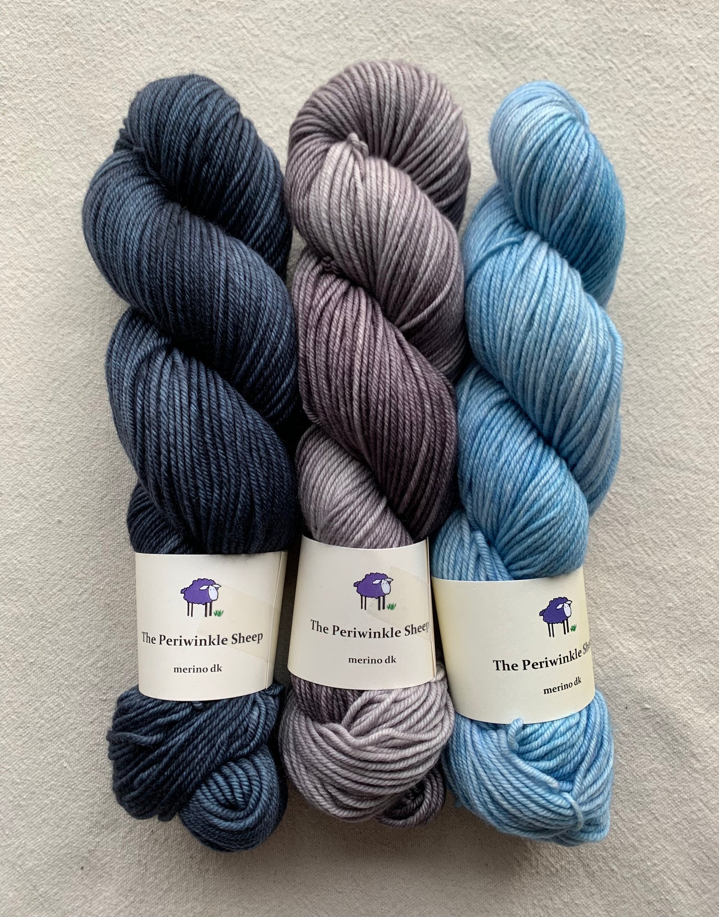 merino dk set for Brood Cowl by Rebecca McKenzie