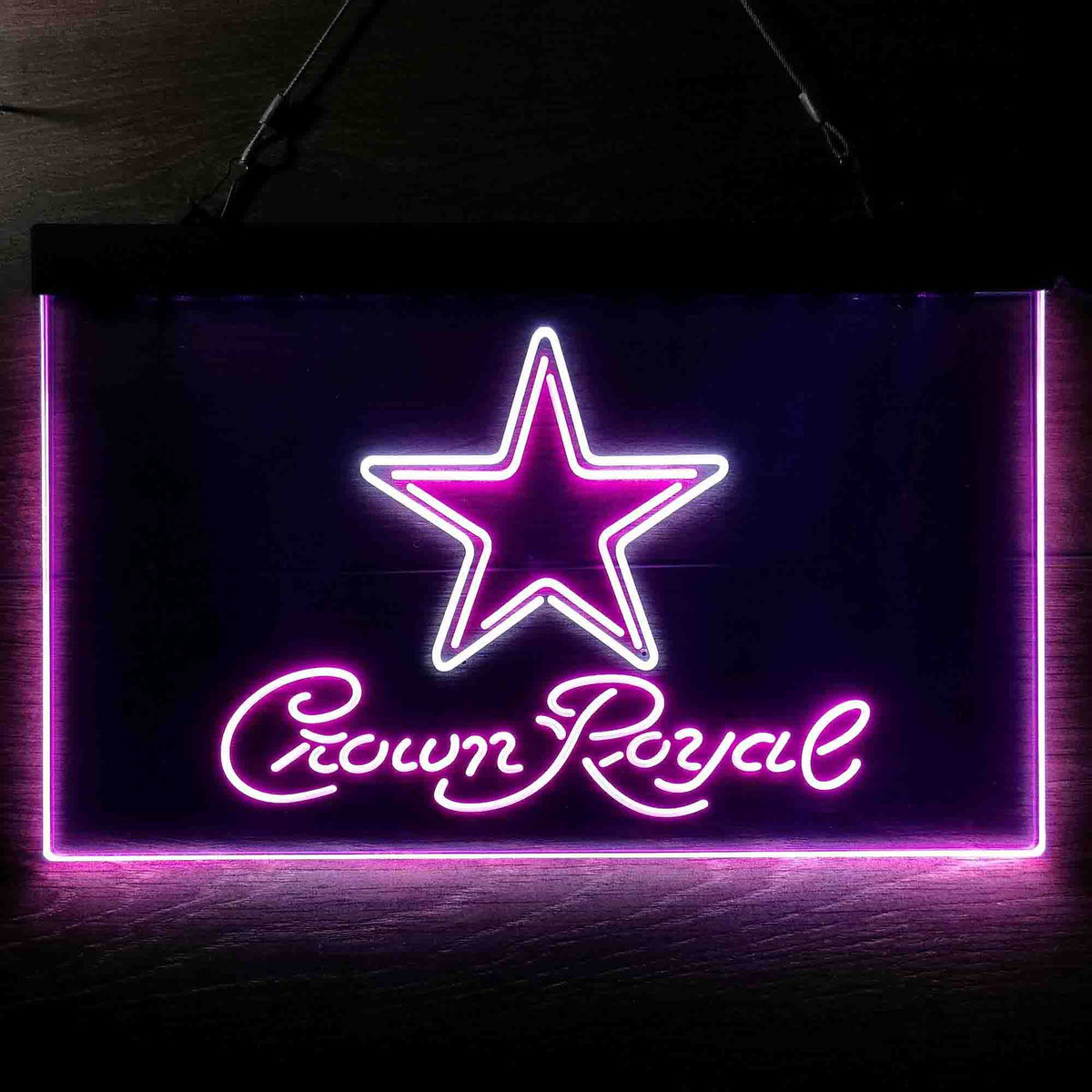 Dallas Cowboys Crown Royal NeonLike LED Sign Home Bar Gift
