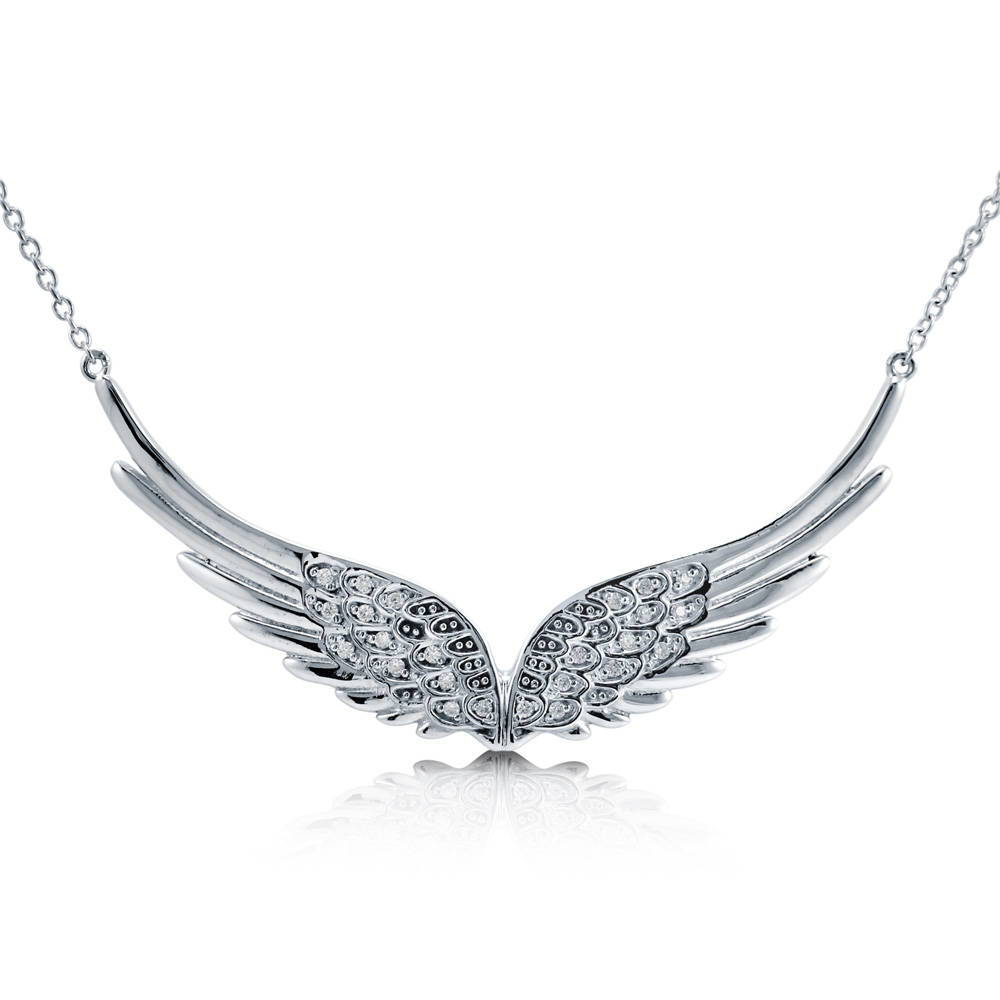 angel wing necklace pendant