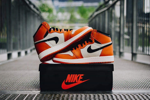 Upside down swoosh shattered backboards