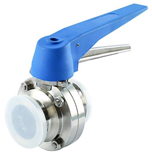 CHENTAOMAYAN 1.5 2 Sanitary Tri Clamp Butterfly Valve SS304 Stainless Steel OD45/OD51 K 64