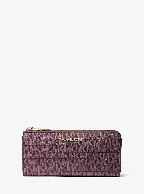 Jet Set Travel Large Logo Quarter-Zip Wallet