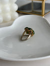 Vintage Emerald green dead stone Ring - Cecilia Vintage