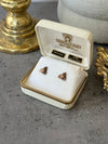 Vintage Hand crafted Black Hills Gold 10/14 Kt Gold Earrings - Cecilia Vintage