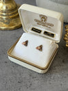 Vintage Hand crafted Black Hills Gold 10/14 Kt Gold Earrings - Cecilia Vintage