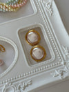 Vintage light pink pearl earrings - Cecilia Vintage