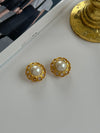 Vintage Pearl clip on earrings - Cecilia Vintage