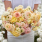 ranunculus wedding pastel