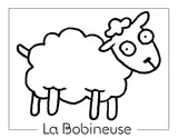 sheep coloring page