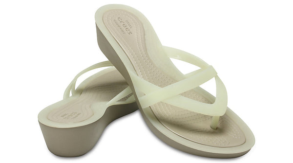 crocs isabella wedge flip