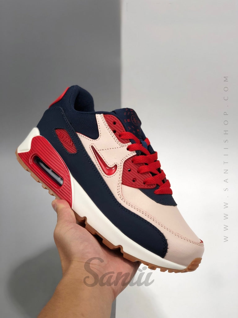 air max 90 home and away university red