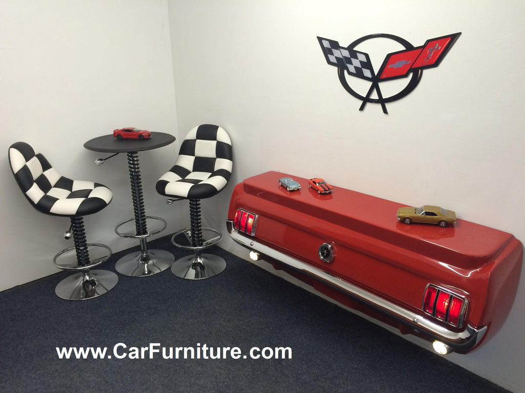 1965 Ford Mustang Rear Console Table – CarFurniture.com