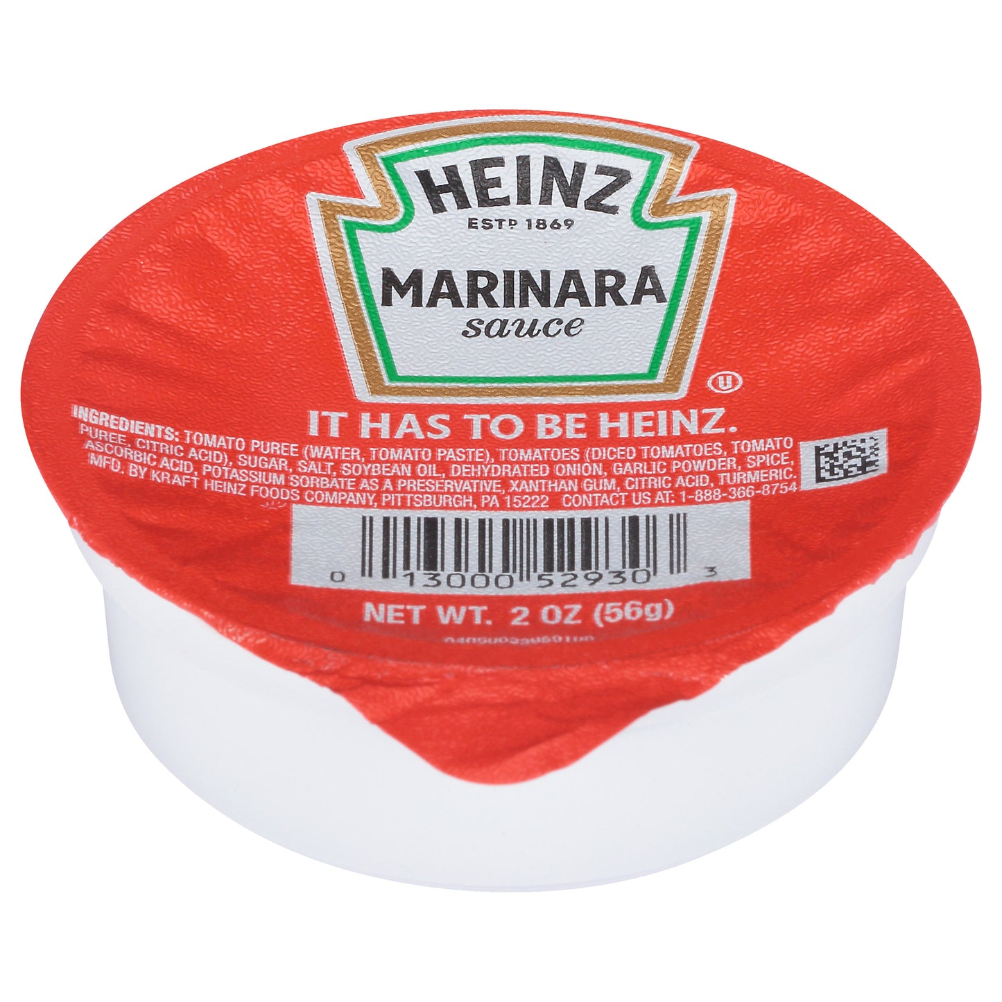 HEINZ Single Serve Marinara Sauce, 2 oz. Cups (Pack of 60)