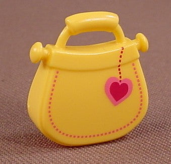 Light Yellow Purse Of Handbag With A Handle & Knobs – Ron's Treasures
