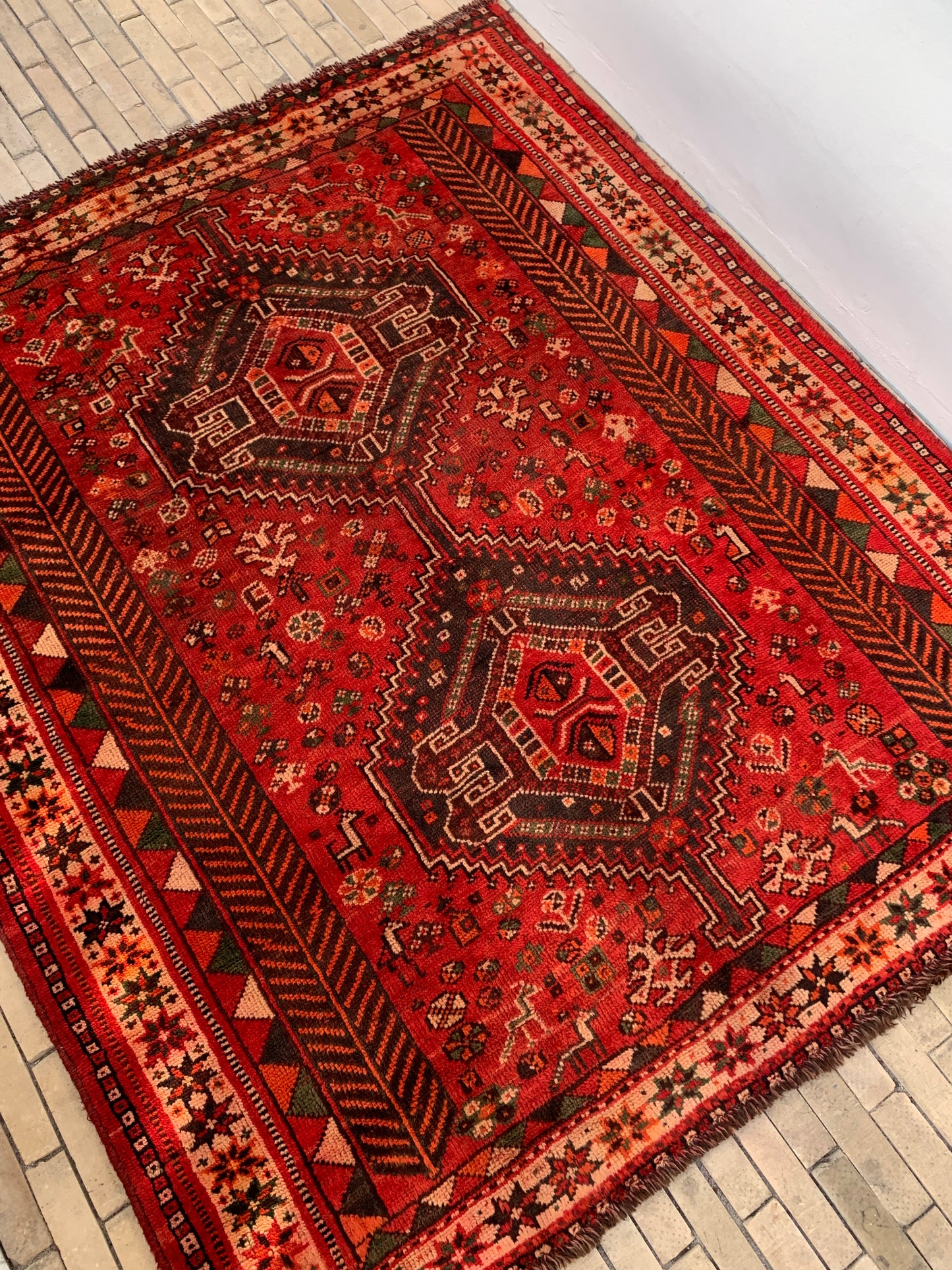 Iran Shiraz Design 1960 192×162cm