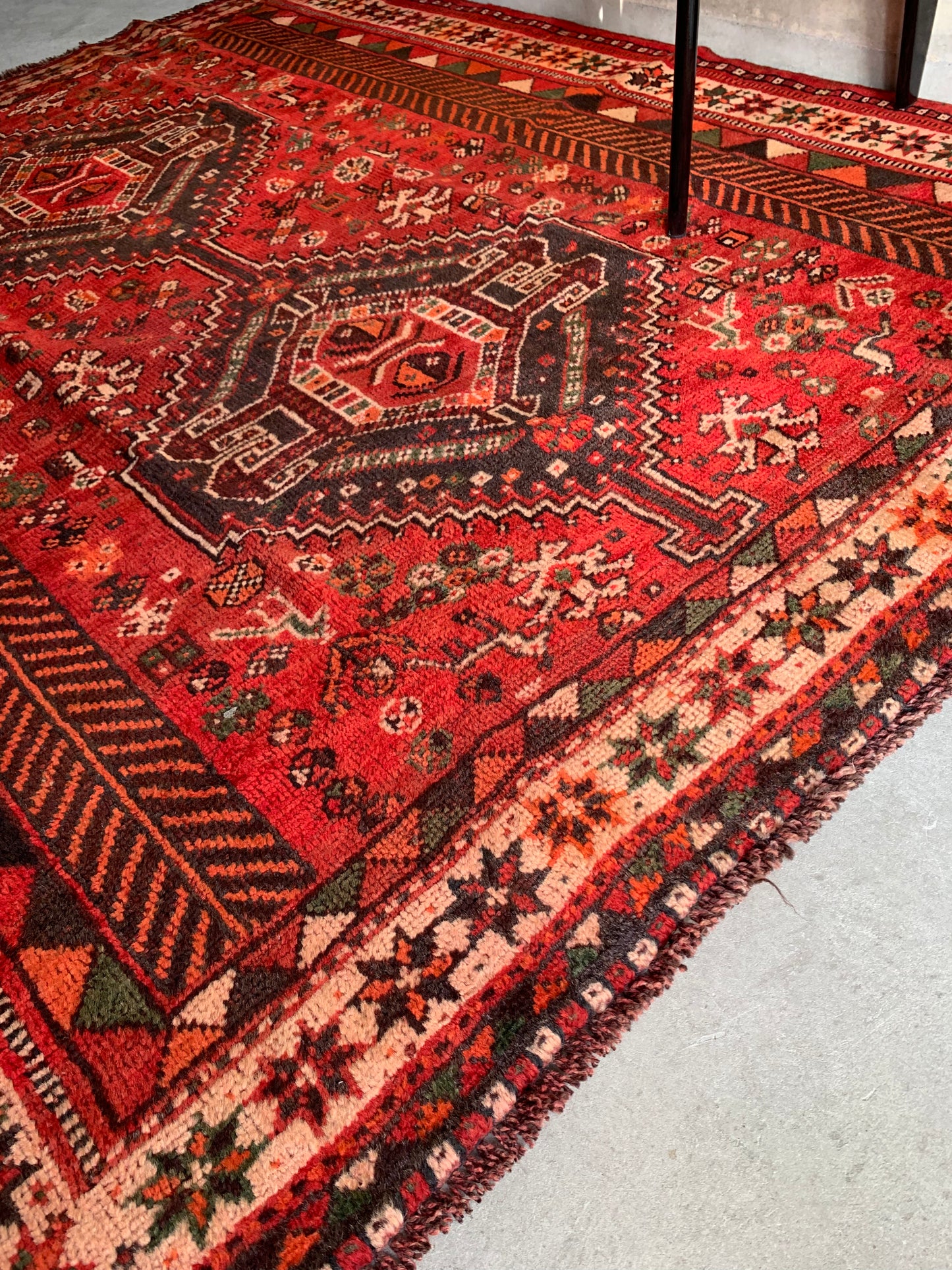 Iran Shiraz Design 1960 192×162cm