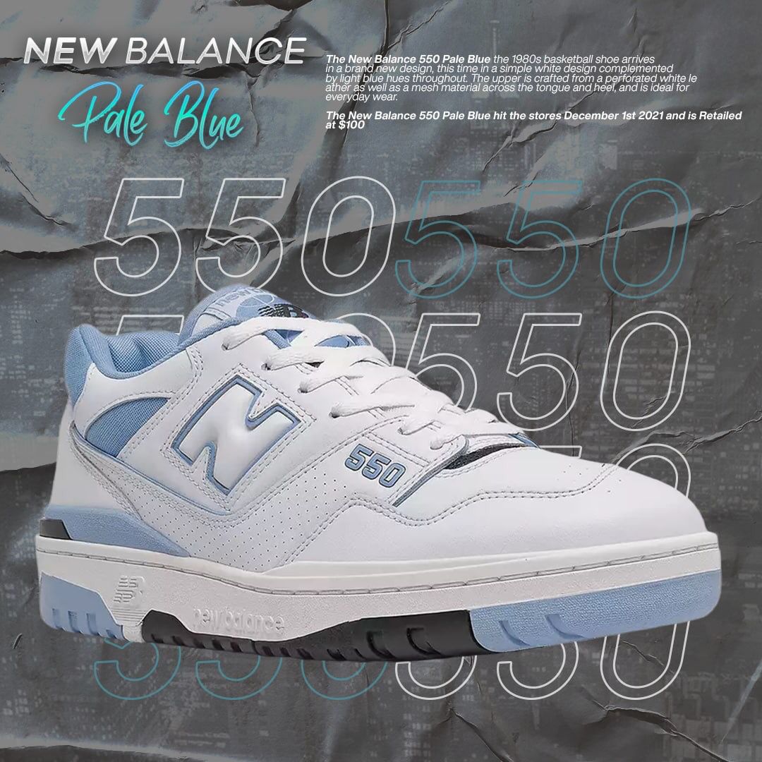 new balance light blue 550