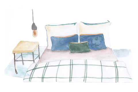 HETTI. Tip 6 for pillows on your bed, the cozy one, pillows in the bedroom