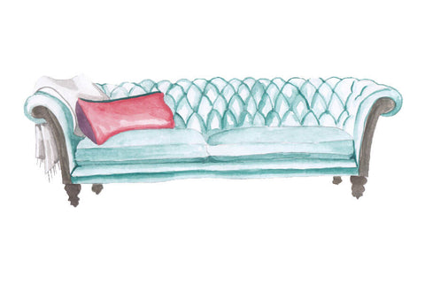 HETTI. Tipp 4 für Kissen auf deiner Couch: Die Akzentsetzerin, Sofakissen und Decke