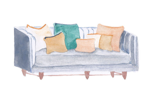 HETTI. Tip 2 for couch decoration: The maximum, lots of pillows for your living room