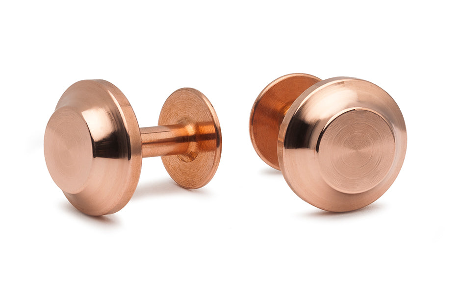 Copper cufflinks | Rich copper cufflinks | Alice Made This