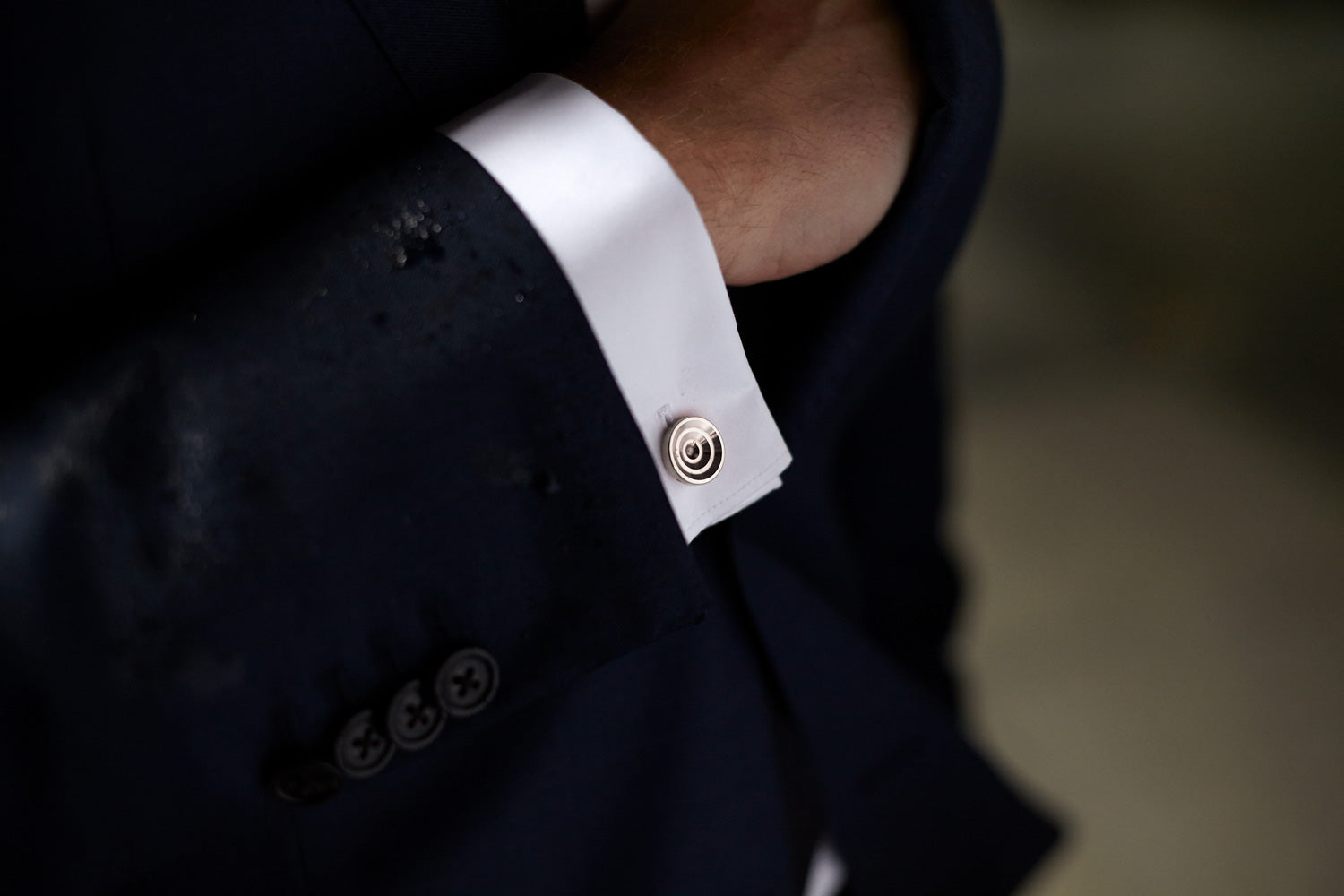 cufflinks with a blazer | Alice Made This