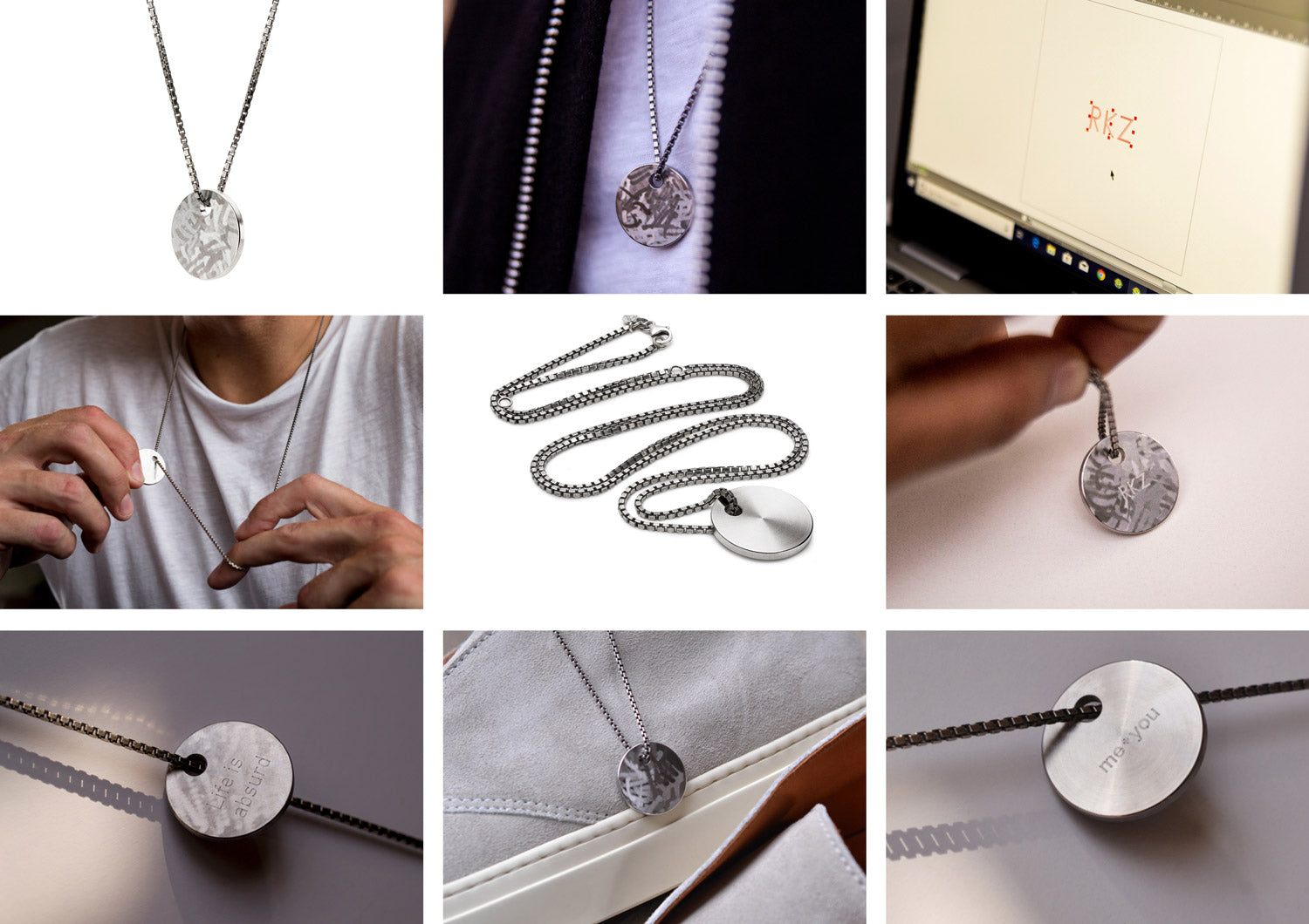 men's personalised necklaces | Alice Made This