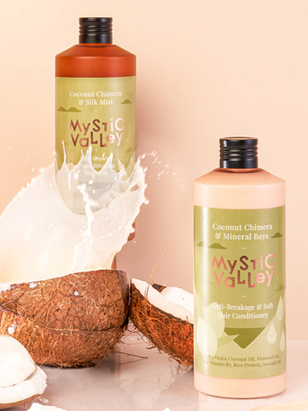 Coconut Oil & Pro Vitamin B5 Hair Strengthening Conditioner 350 ml – Mystic  Valley
