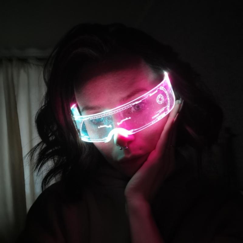 LED Glasses Light Party Décor