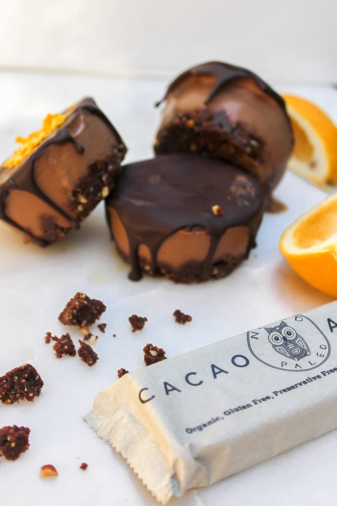 Naked Paleo Jaffa Cheesecake Cups