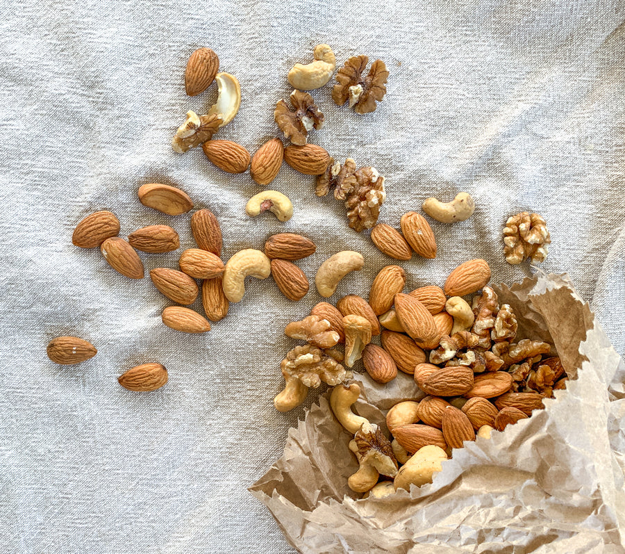 Naked Paleo Blog Recipe Why We Love and Use Nuts as an ingredient in our whole food bars healthy fat fats