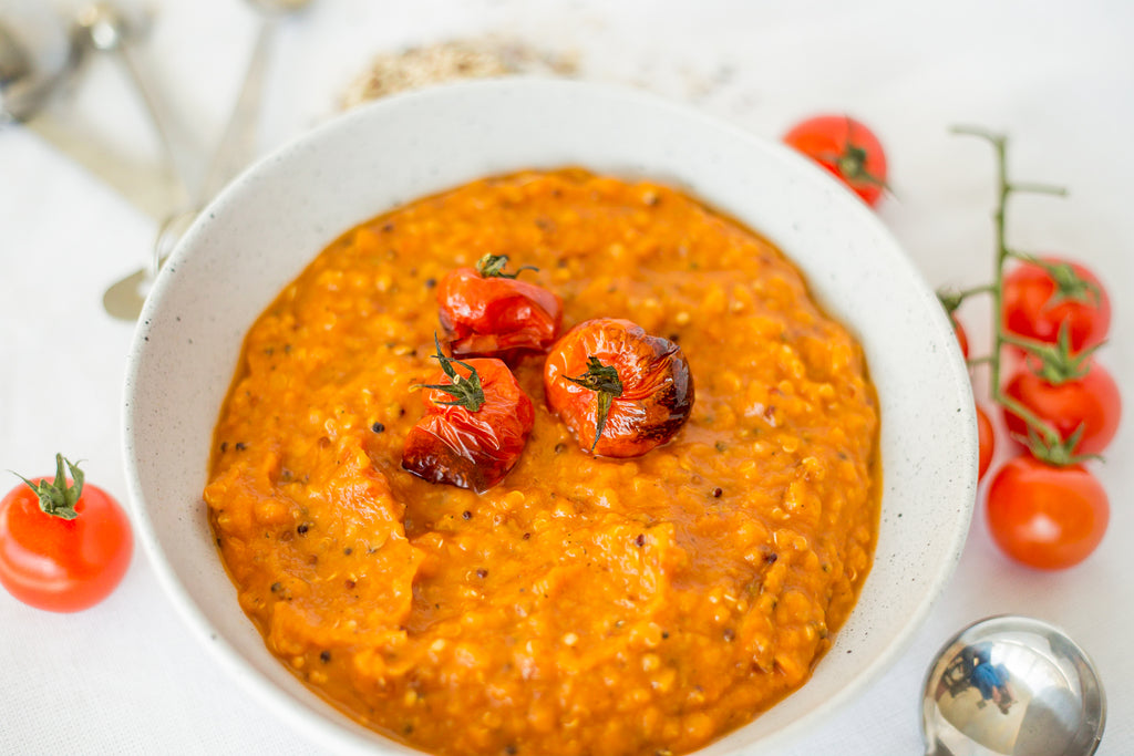 How To Make Tomato Pumpkin and Quinoa Soup Recipe Naked Paleo Healthy Meals for Busy Families