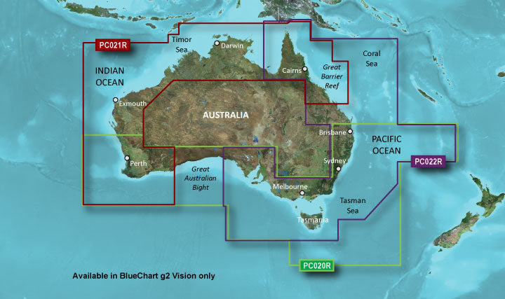 BlueChart g3 microSD - East Coast Australia