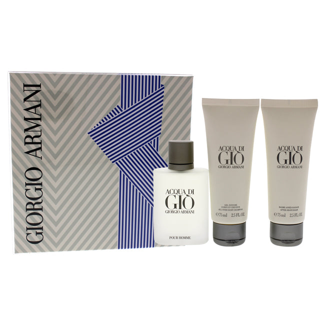 vant opfindelse helt bestemt Giorgio Armani Acqua Di Gio by Giorgio Armani for Men - 3 Pc Gift Set –  Fresh Beauty Co. New Zealand