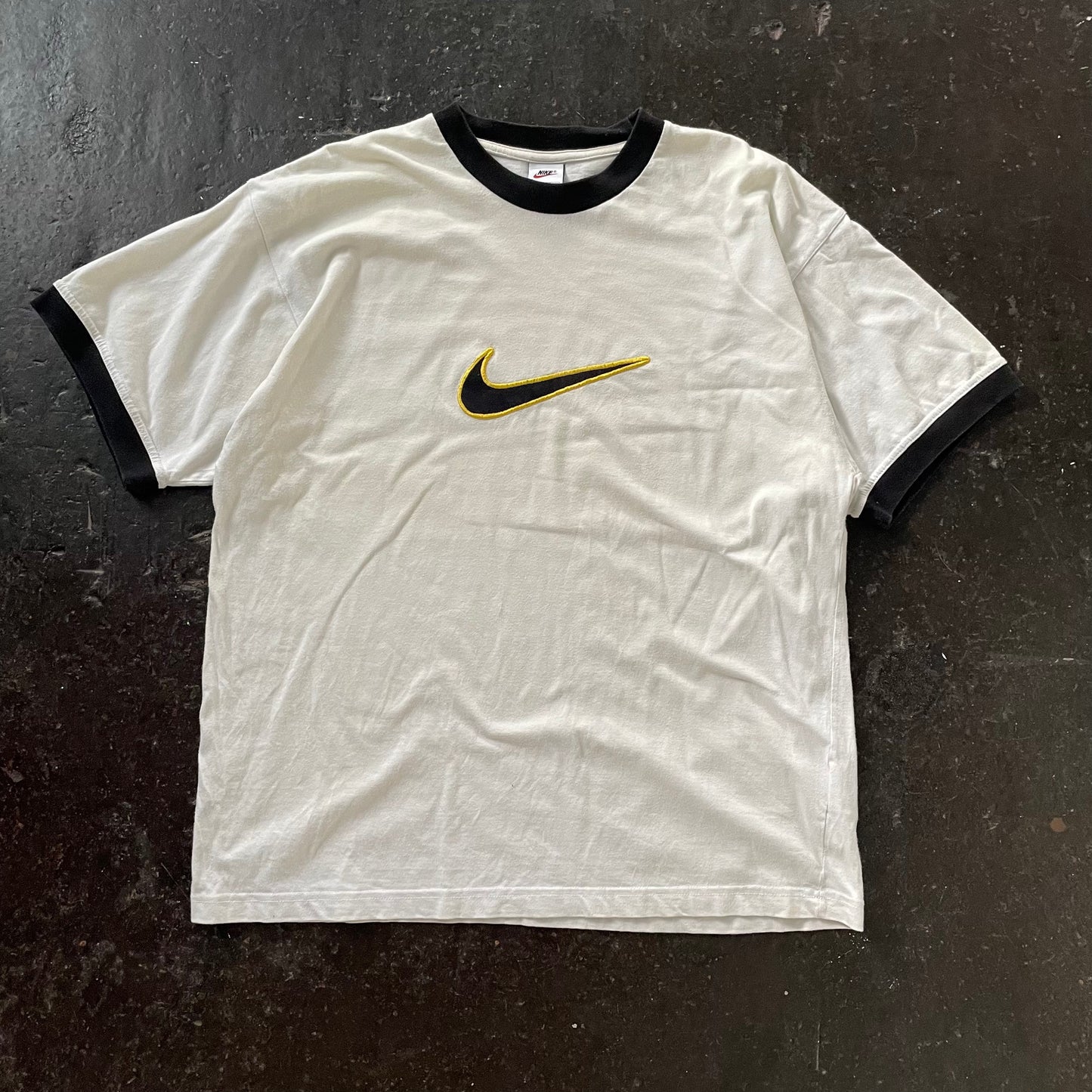 90s Nike Centre Swoosh Ringer - XL
