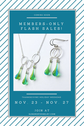 Members-only flash sales all Thanksgiving weekend