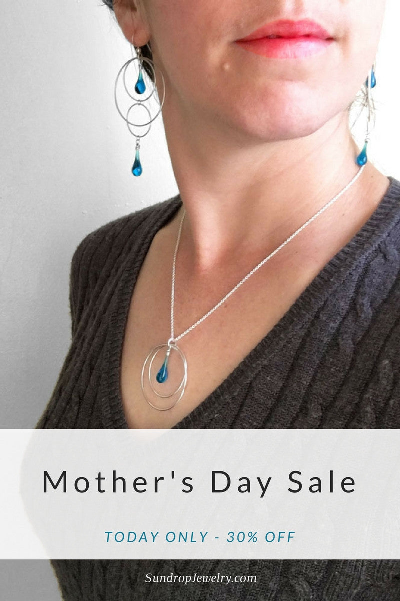 Mother's Day Sale - 30% off today only at SundropJewelry.com