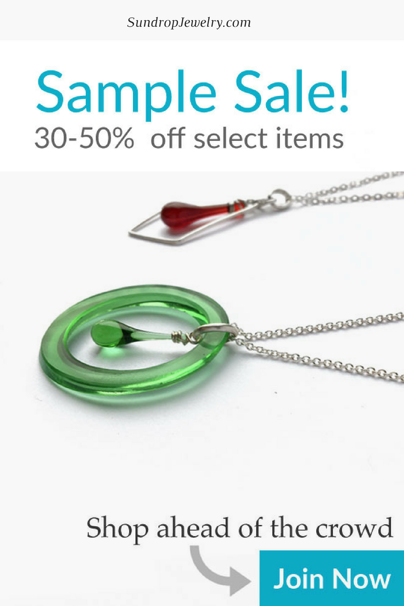 Sundrop Jewelry Sample Sale: 30-50% off select items
