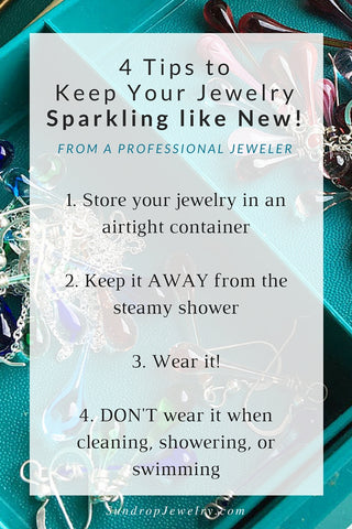 Tired of polishing silver?  Here are 4 tips to keep your silver sparkling like new.