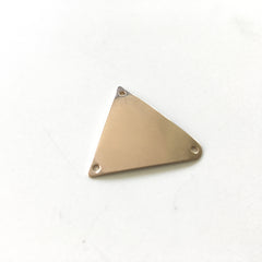 Bronze triangle all polished and shiny