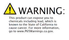prop 65 warning label