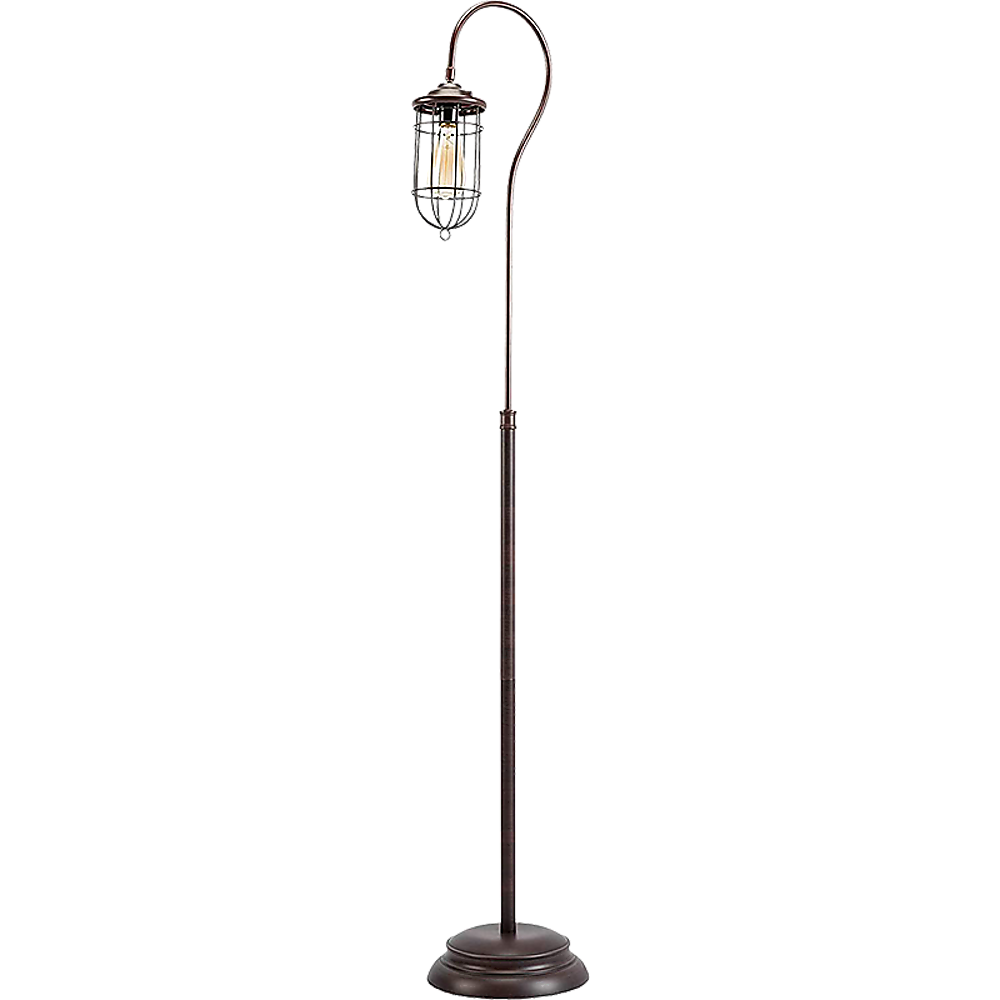 industrial bronze floor lamp