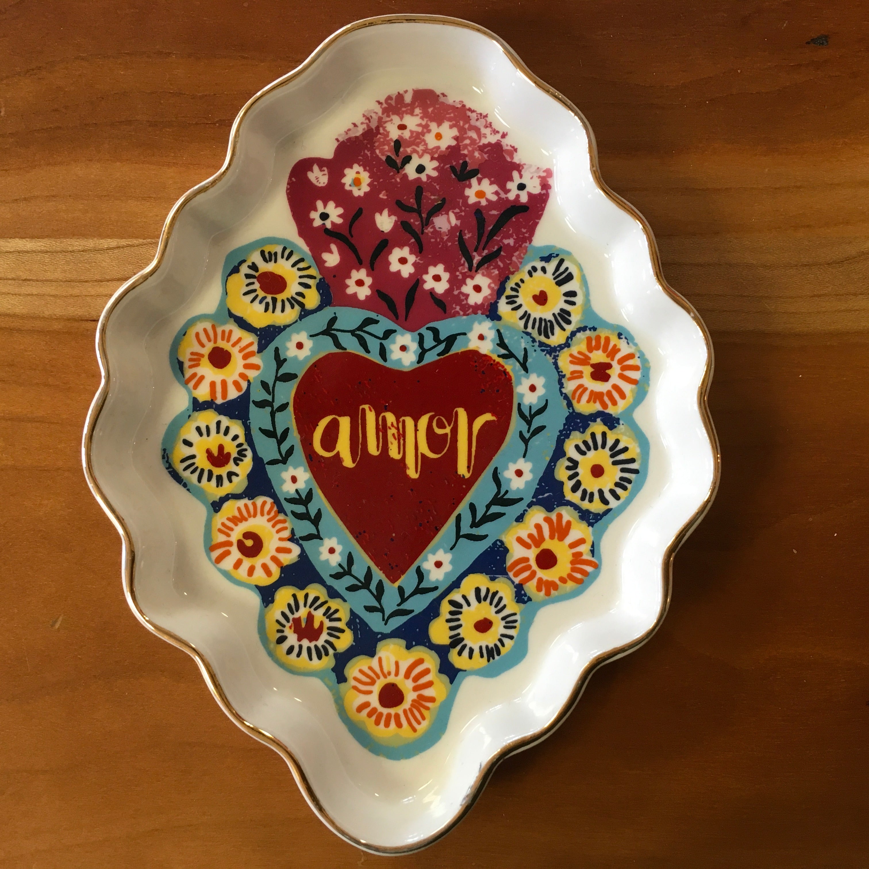 Amor corazon tray