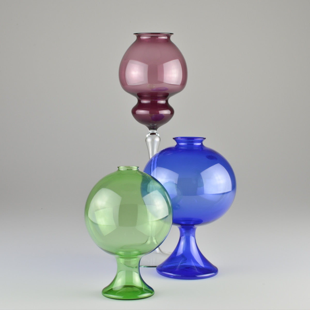 1960’s Fine Glass Goblet Vase